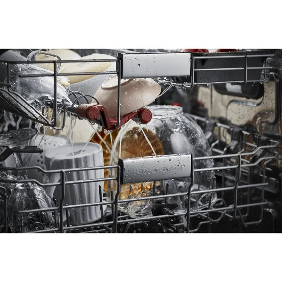 Kitchenaid® Lave-vaisselle à fini PrintShield™ avec troisième panier 360° Max Jets™ - 44 dBA KDTM604KBS