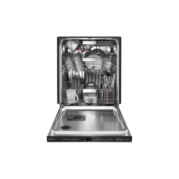 Kitchenaid® Lave-vaisselle avec troisième panier 360° Max Jets™ et éclairage à DEL - 44 dBA KDPM704KPS