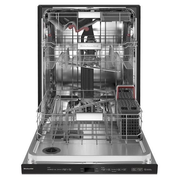 Kitchenaid® Lave-vaisselle à fini PrintShieldTM avec troisiéme panier 360° Max Jets™ - 44 dBA KDPM604KBS