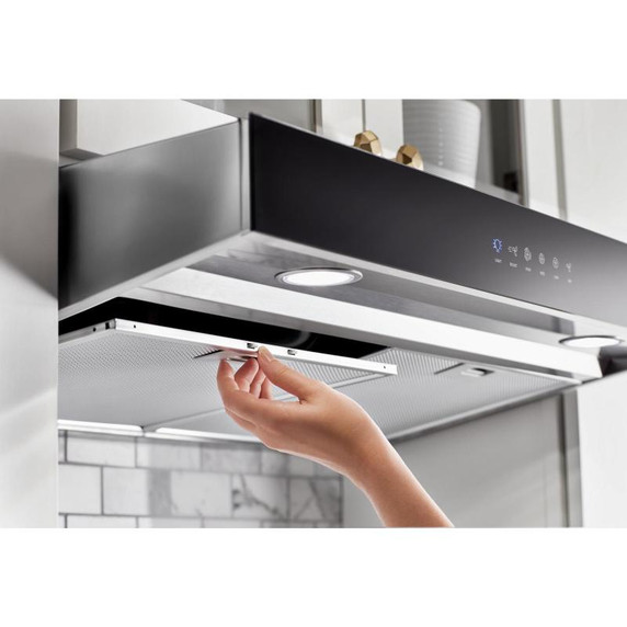 Whirlpool® Hotte de cuisinière avec fonction d’amplification - 30 po WVU57UC0FS Whirlpool® Hotte de cuisinière avec fonction d’amplification - 30 po WVU57UC0FS