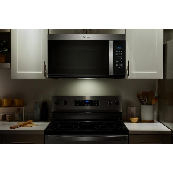 Whirlpool® Four à micro-ondes à hotte intégrée avec une puissance de cuisson de 900 watts de 30 po et 1,7 pi cu YWMMS3130RZ