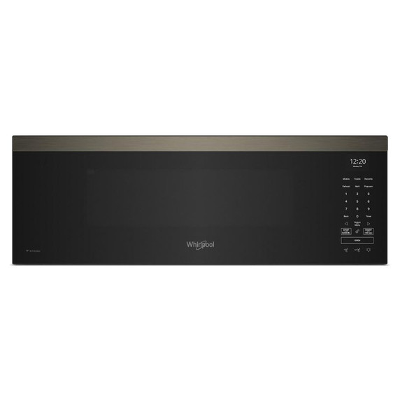 Whirlpool® Four à micro-ondes intelligent à hotte intégrée et profil bas de 1,1 pi cu avec ventilation de 450 pi³/min à 4 vitesses YWMML5530RV