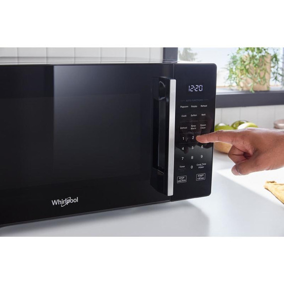 Whirlpool® Four à micro-ondes de comptoir avec nettoyage à la vapeur de 900 watts - 0.9 pi cu WMCS3019RS