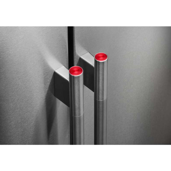 Kitchenaid® Réfrigérateur côte à côte à profondeur de comptoir, avec distributeur d’eau et de glaçons extérieur et fini PrintShield™ - 20.8 pi cu KRSC536RPS