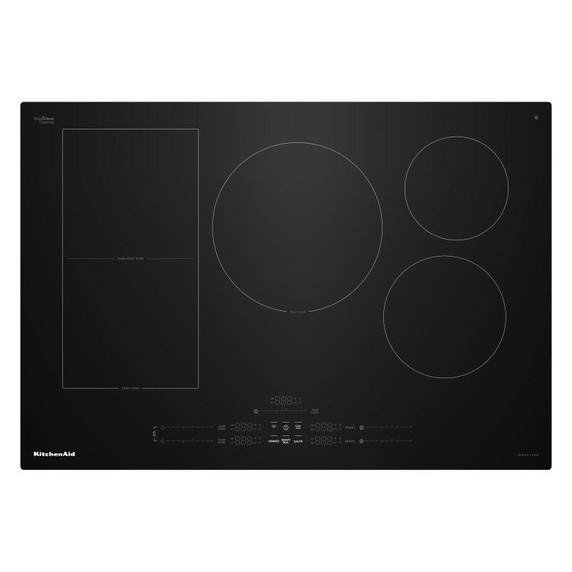 Kitchenaid® Table de cuisson à induction Temp Cook™ avec 5 zones de cuisson - 30 po KCIT730SBL