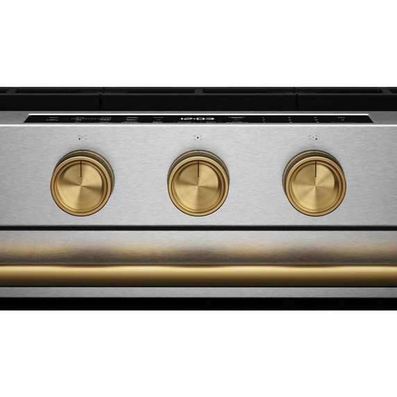Kitchenaid® Cuisinière au gaz coulissante intelligente avec modes de cuisson à convection et brûleur 2 en 1 - 5 pi cu KSGS530SPS