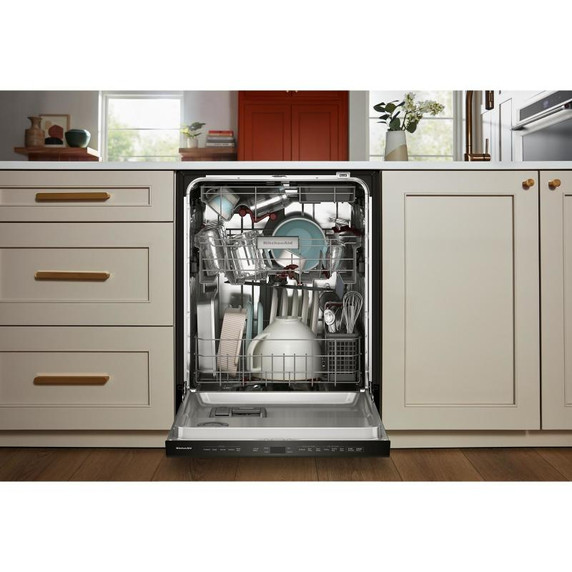 Kitchenaid® Lave-vaisselle à troisième panier avec Max Jets™ à 360° et système de séchage avancé ProDry™ - 44 dBA KDPS624SBE
