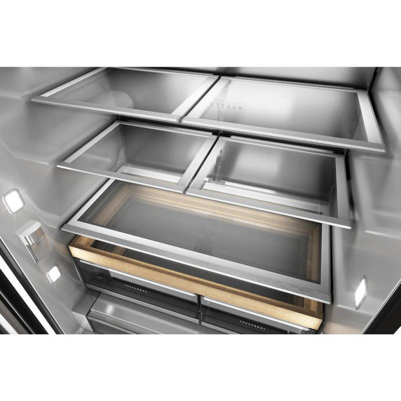 Kitchenaid® Réfrigérateur à portes françaises et profondeur de comptoir avec distributeur intérieur - 24 pi cu et 26 po KRFC236SPS