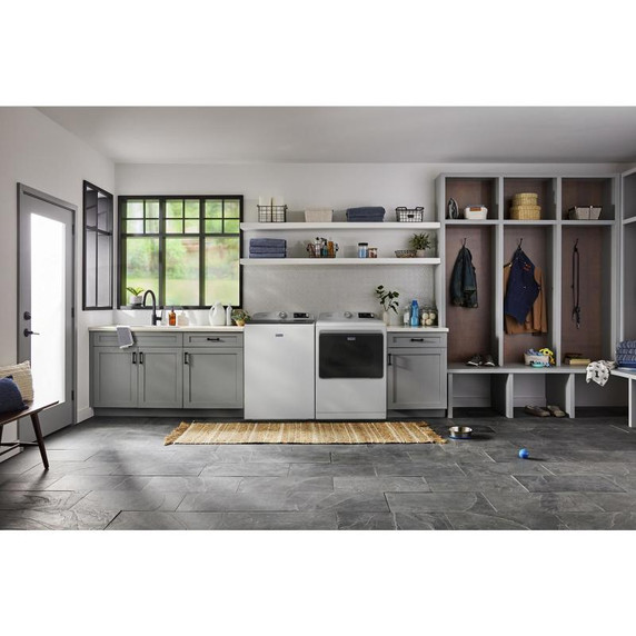 Maytag® Sécheuse électrique Animal Pet Pro avec option Extra Power et cycle d’assainissement avec Oxi - 7,4 pi cu YMED7205RW