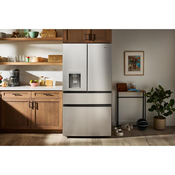 Réfrigérateur à portes françaises Whirlpool® et capacité familiale et tiroir à températures flexibles de 29 pi cu WRMF3536SZ