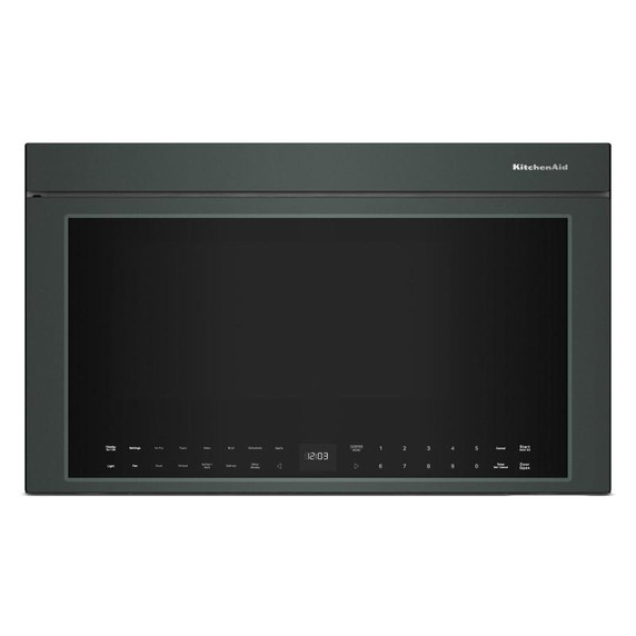 Kitchenaid® Four à micro-ondes à hotte intégrée multifonctions avec modes de capteurs à infrarouges YKMMF730PJP