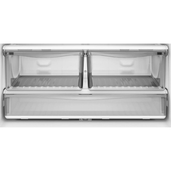 Kitchenaid® Réfrigérateur à congélateur inférieur et profondeur standard avec porte à charnière à gauche de 19 pi cu - 30 po KRBL130SPS