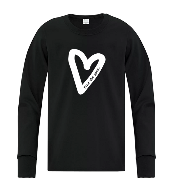 FTG Full Heart Youth Everyday Cotton Long Sleeve Tee