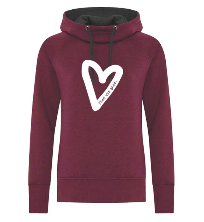 FTG F Heart Ladies ESACTIVE Hoodies