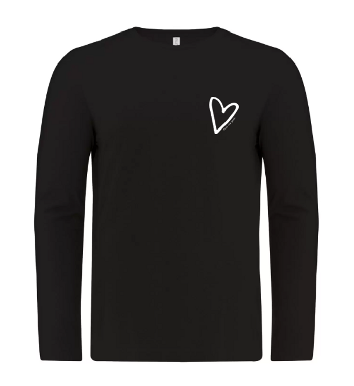 FTG Heart Unisex EUROSPUN Long Sleeve Tee