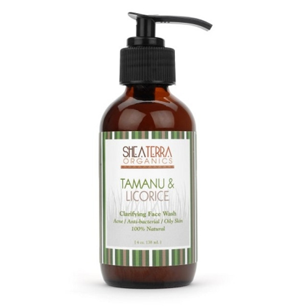 Shea Terra Organics Tamanu & Licorice Clarifying Face Wash