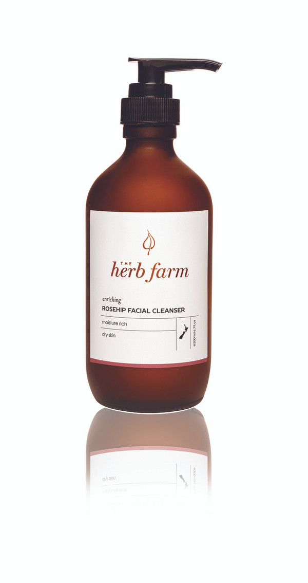 THE HERB FARM ROSEHIP FACIAL CLEANSER | rich in rosehip oil (200ml)