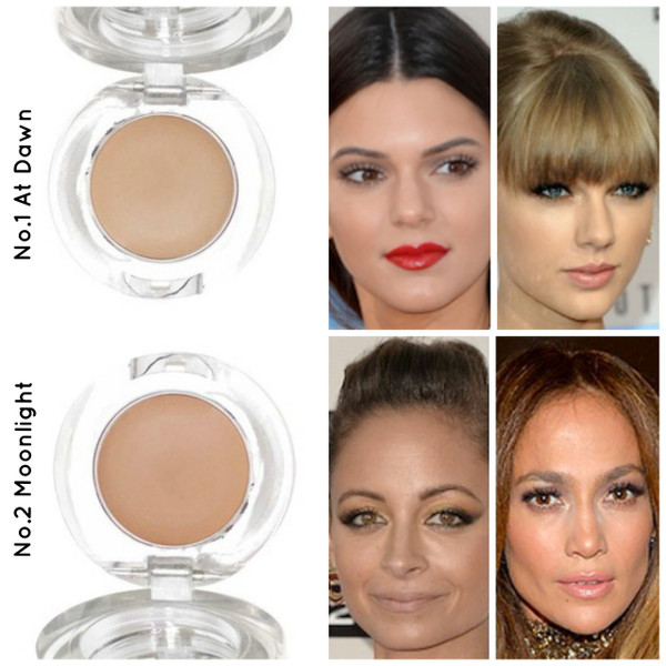 Studio 78 concealer skin colour match for No.1 and No.2