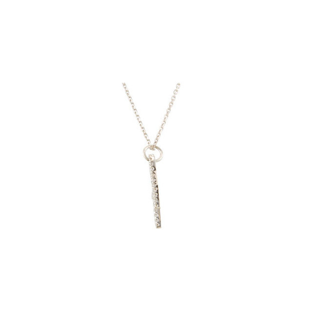 Destined to become a treasured addition to anyone's collection, the 1/3 ct. tw. diamond 16" angel necklace in 14k white gold is as brilliant as it is elegant. This necklace's lush look shines beautifully. Crafted in timeless 14k white gold. This exquisite piece is beautifully crafted with diamond for a truly stunning feel. 1/3 ct. This necklace is 16" Undeniably a fashion-forward look and masterfully crafted with a bright polished shine.
