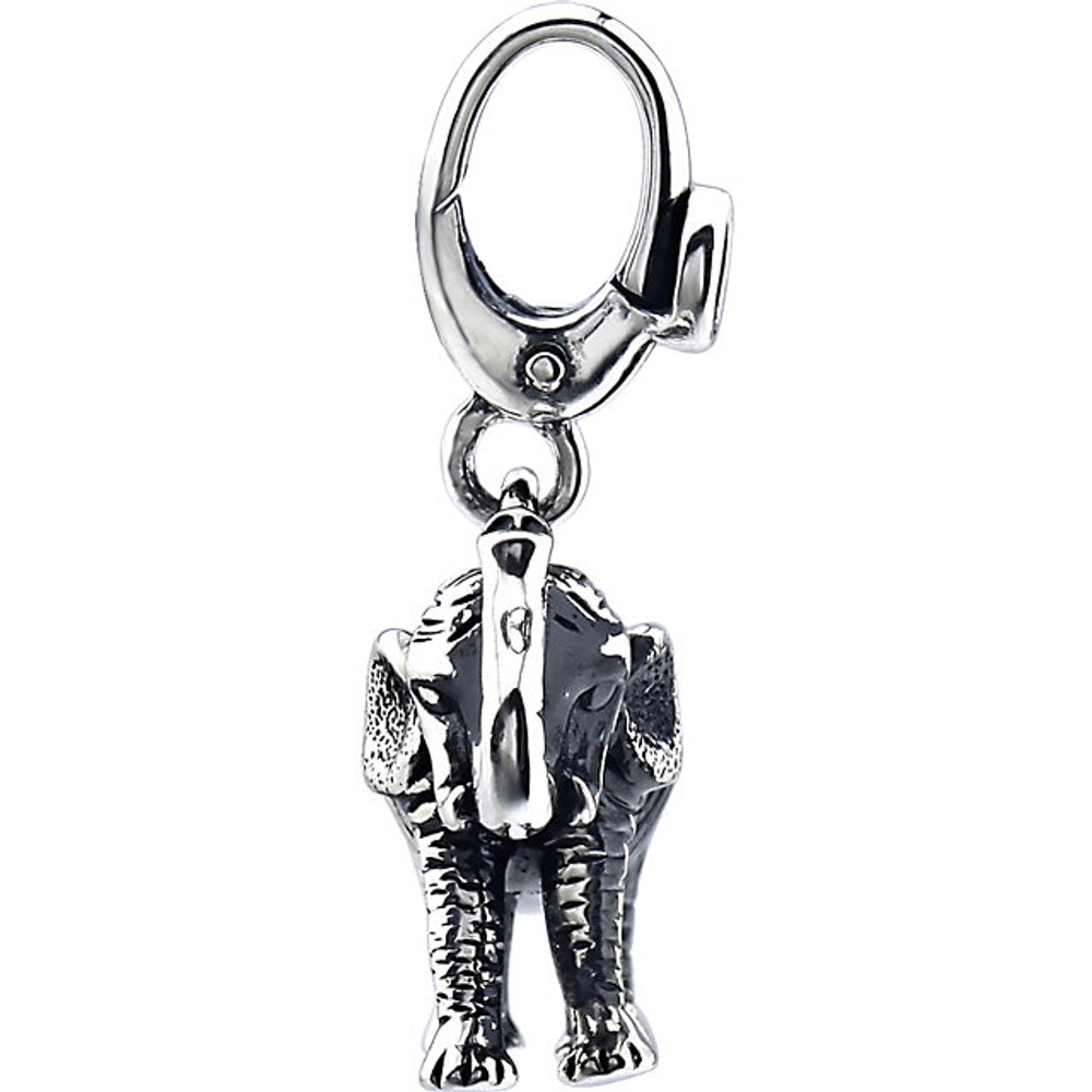 A symbol of strength, stability and patience, this sterling silver elephant charm is the perfect charm to showcase your inner spirit.