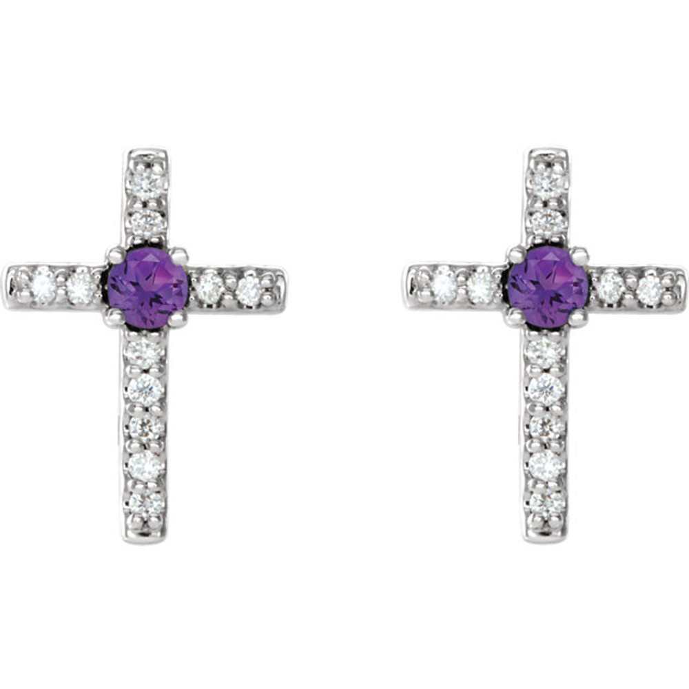 Amethyst is the gem of sobriety and peace. Amethyst is a rich purple that complements both warm and cool colors.