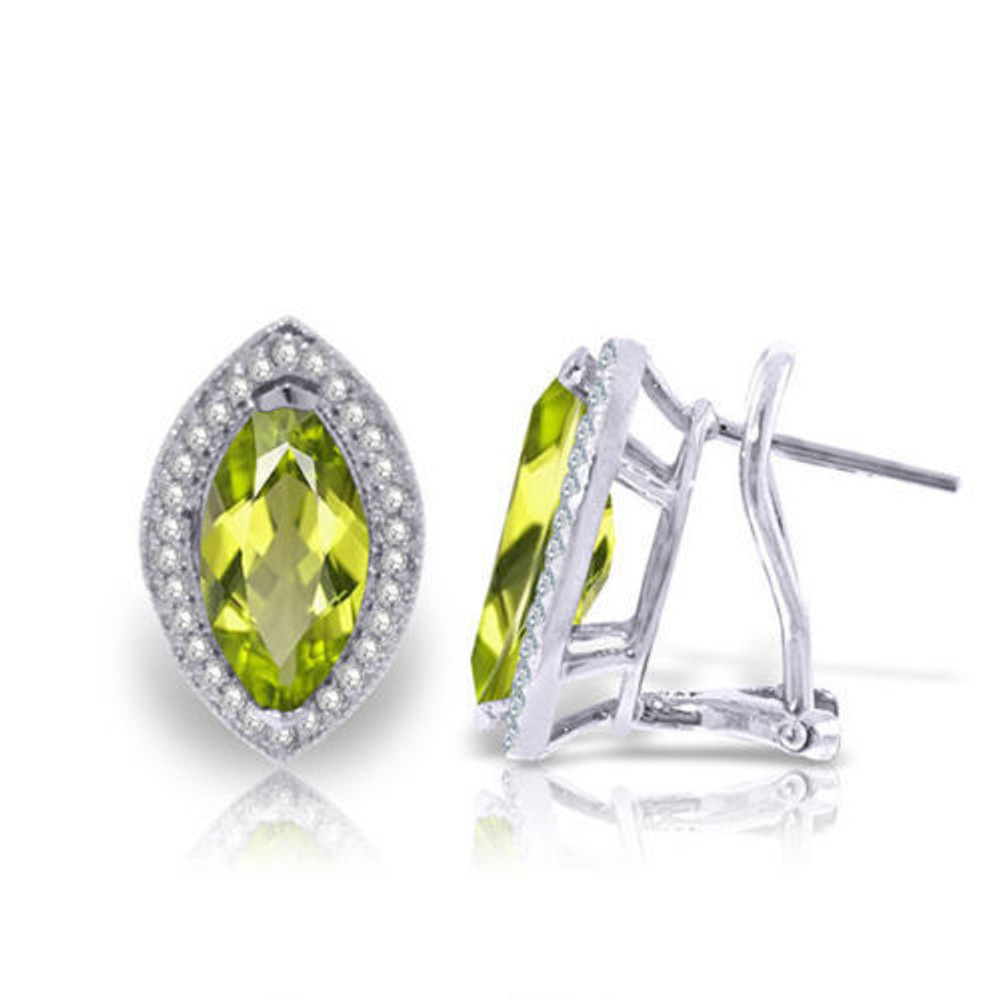 Show off a classic with these peridot gemstone earrings, framed in 14k gold. They are perfect for all occasions, elegant and versatile. You will never want to leave home without them.