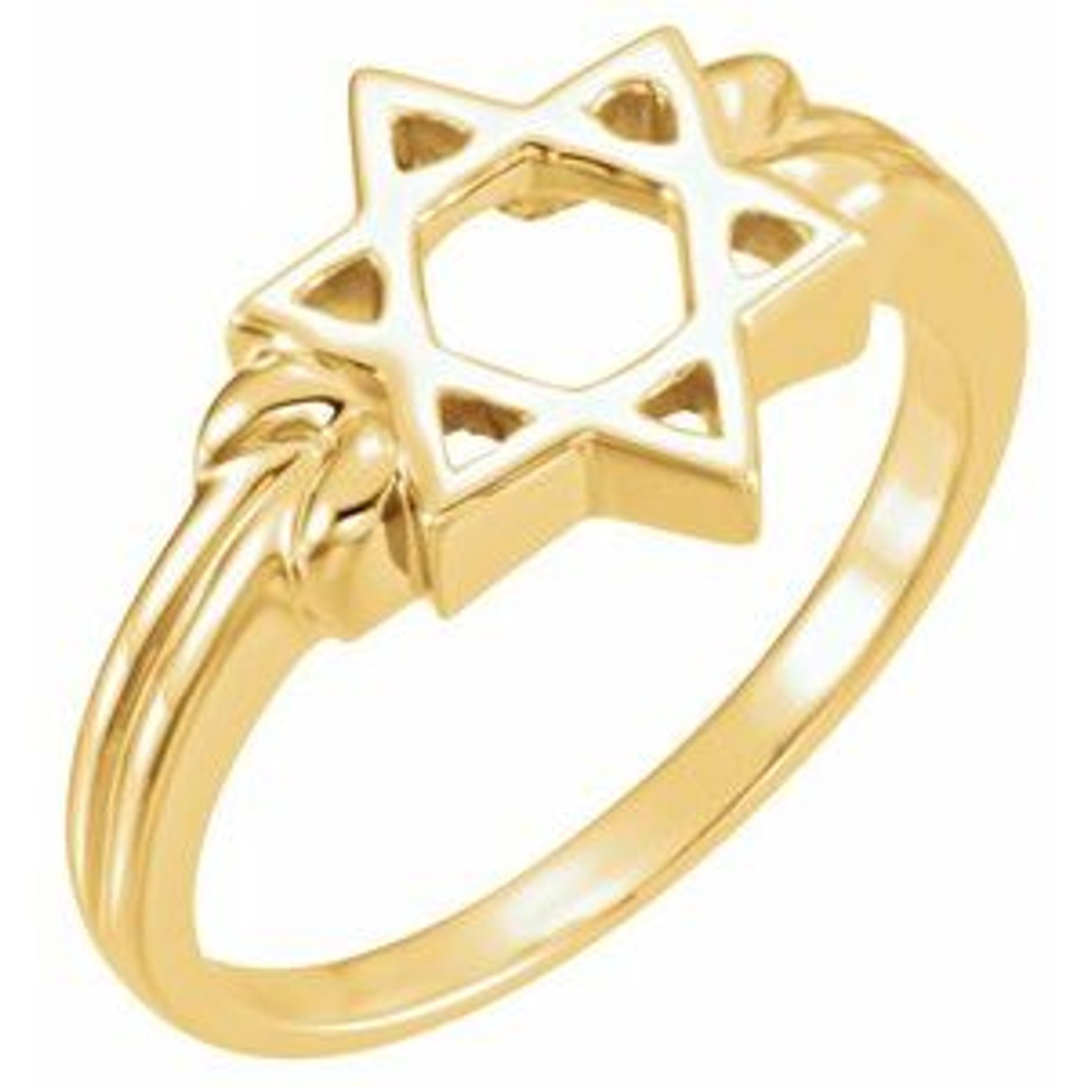 This stunning piece of jewelry is a masterful blend of luxurious beauty and spiritual elegance. The Star of David, one of the most significant emblems in Jewish tradition, is believed to bring protection and blessing upon the bearer.  
