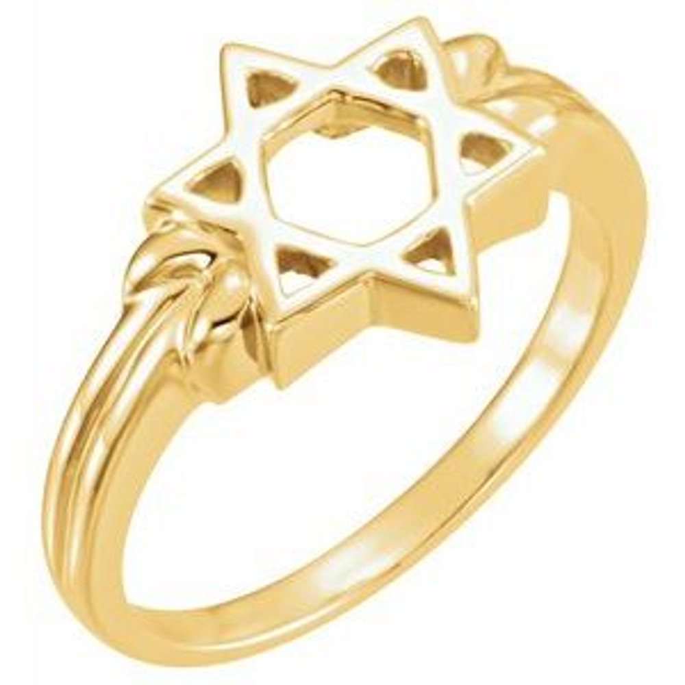 This stunning piece of jewelry is a masterful blend of luxurious beauty and spiritual elegance. The Star of David, one of the most significant emblems in Jewish tradition, is believed to bring protection and blessing upon the bearer.