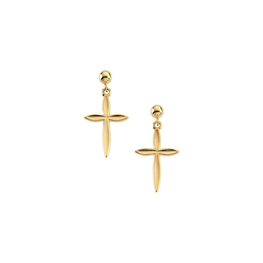 Detailed and stylish symbols of faith, these cross earrings are perfect for every day wear. 