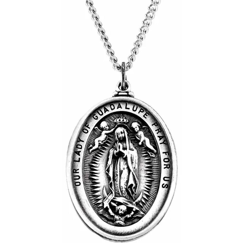 Our Lady of Guadalupe is the patroness of the Americas and Mexico.