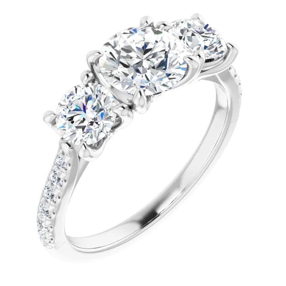 With Forever One™, Charles and Colvard created an exclusive series of pure, colorless moissanite. This stunning achievement required the development of highly refined technologies. Forever One offers you the ultimate choice for bridal and fine jewelry — one that costs only a fraction of a comparable diamond.