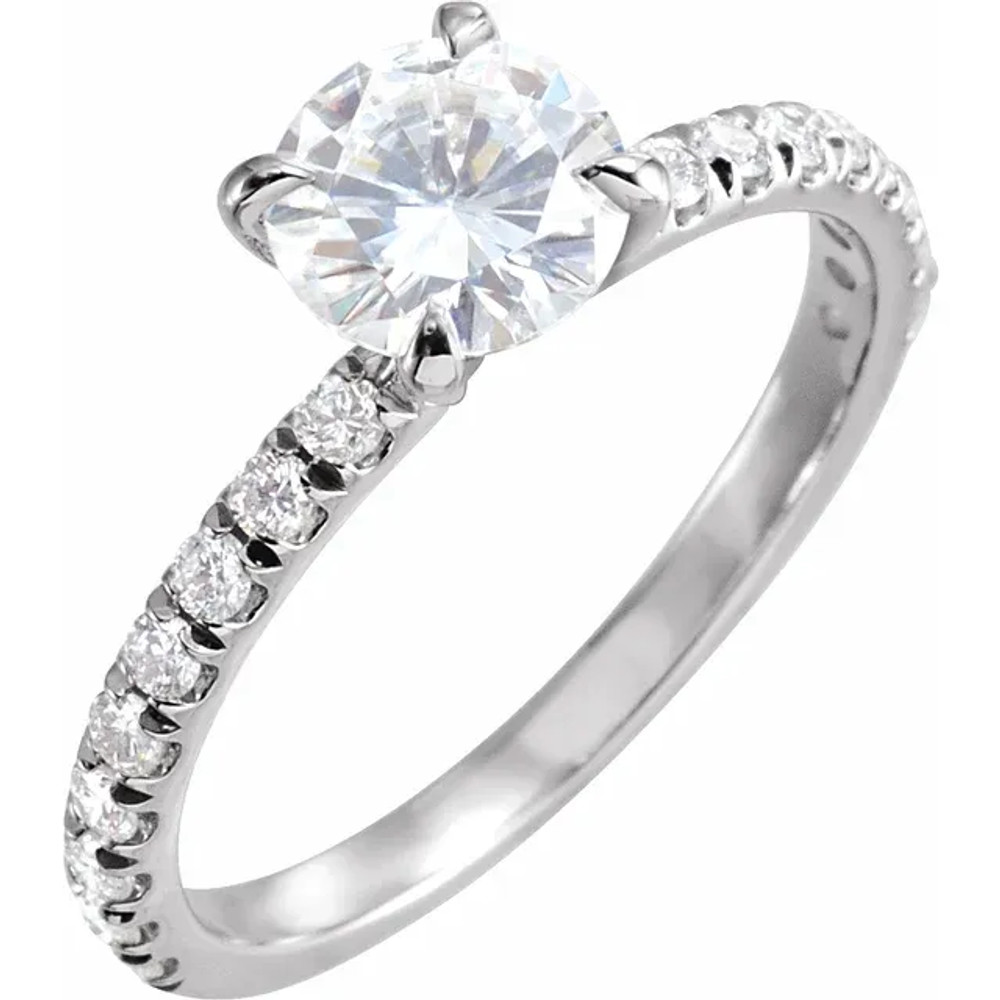 With Forever One™, Charles and Colvard created an exclusive series of pure, colorless moissanite. This stunning achievement required the development of highly refined technologies. Forever One offers you the ultimate choice for bridal and fine jewelry — one that costs only a fraction of a comparable diamond.