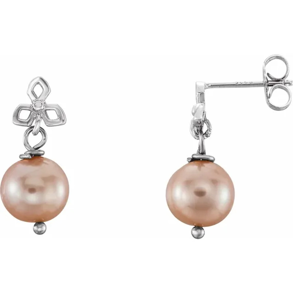 Add these cute pearl earrings to your wonderful collection.