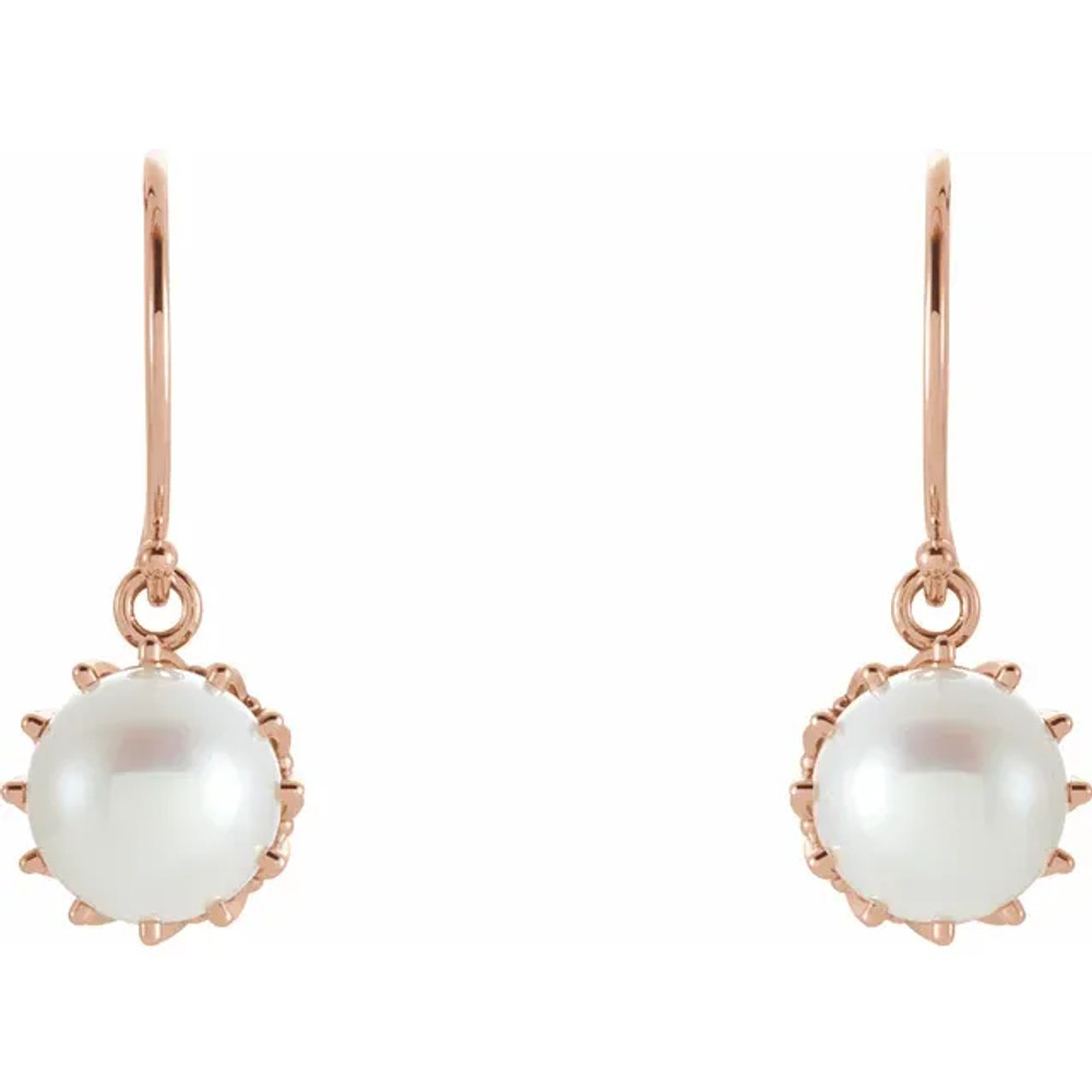 An elegant look, these drop earrings catch the eye and captivate.