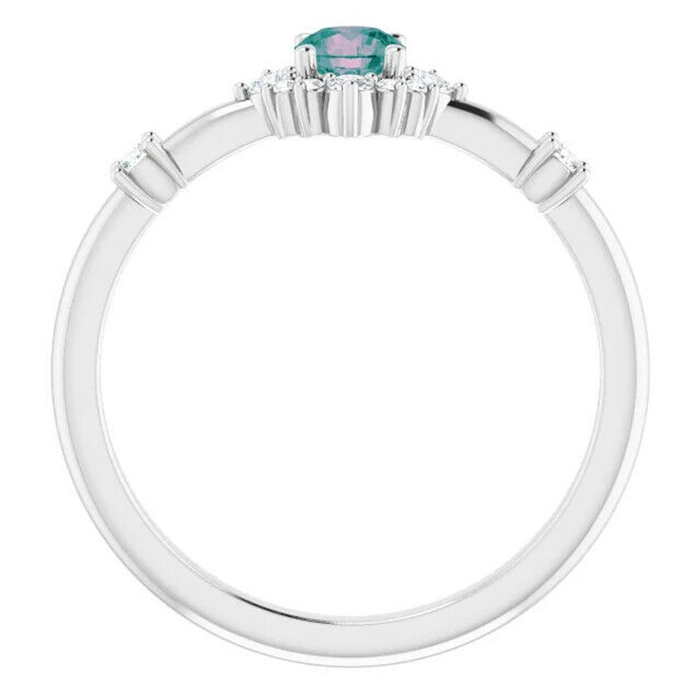 Timeless elegance radiates from this striking fashion ring.