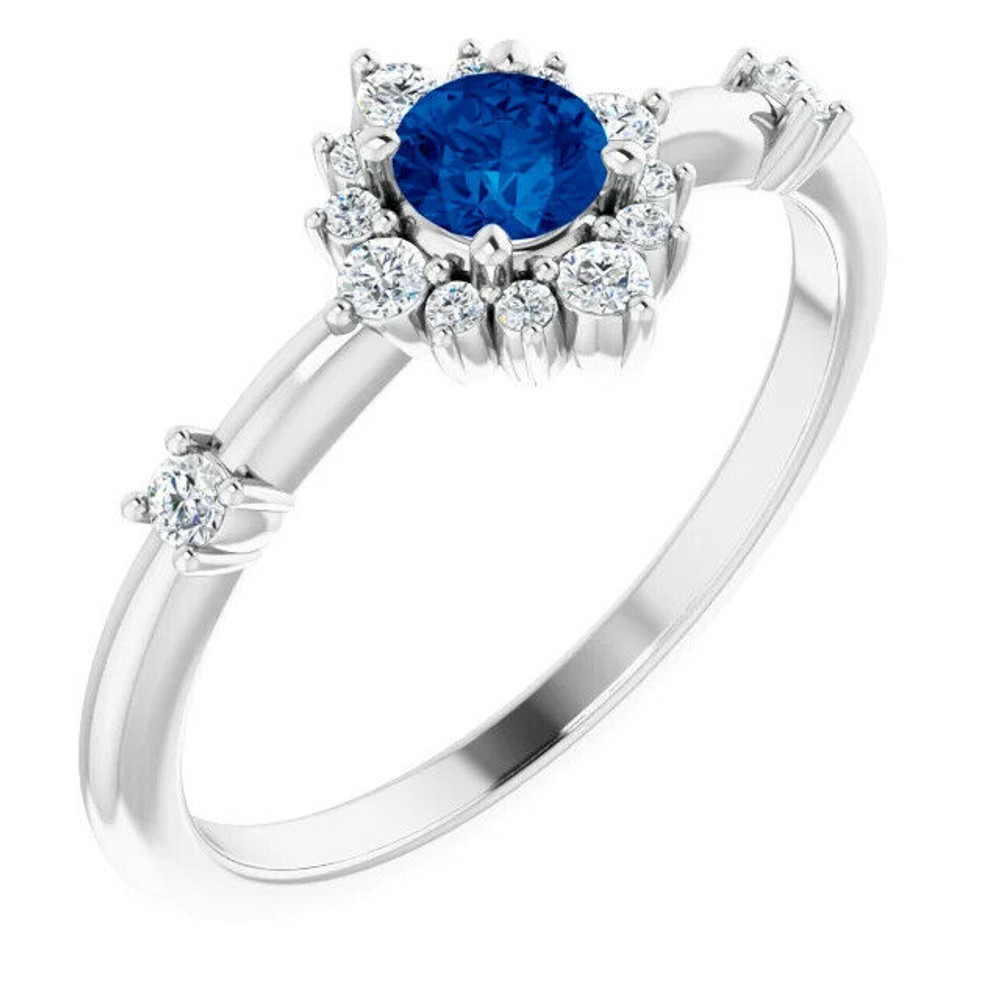 A classic accessory representing her September birthday, this sophisticated gemstone ring makes any occasion special.