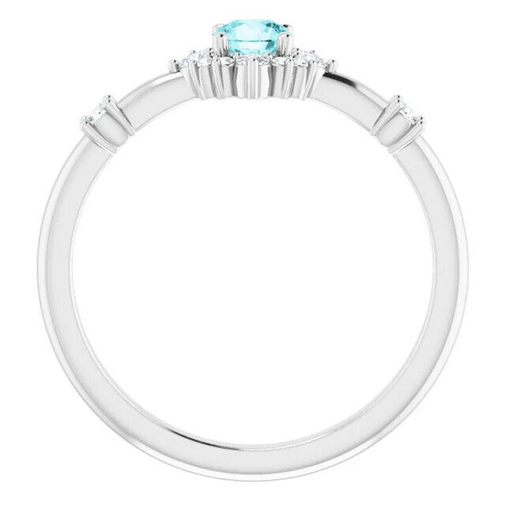 A classic accessory representing her December birthday, this sophisticated gemstone ring makes any occasion special.