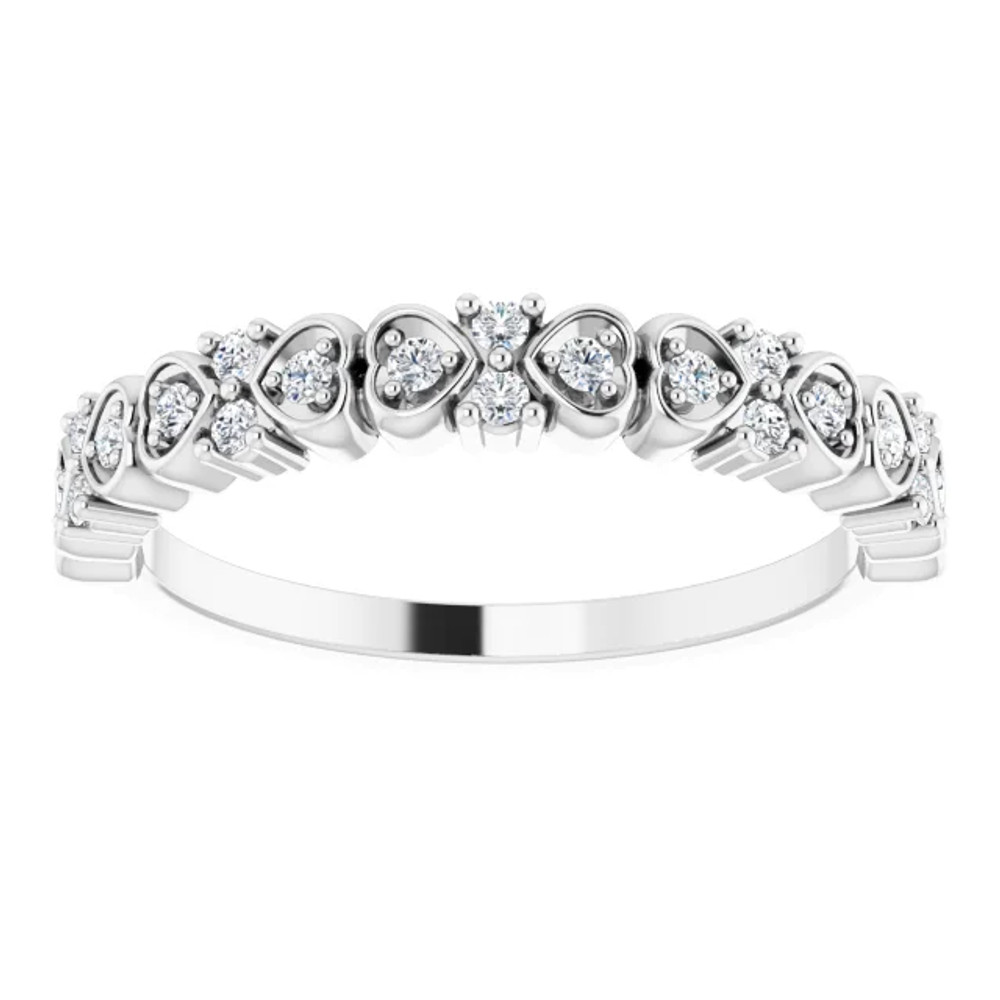 Wear it as an anniversary band, as a wedding band, as a right hand fashion ring, as a ring guard, or mix and match with our other stackable rings.