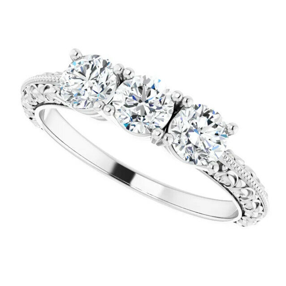 Honor her on that special anniversary with this exquisite diamond anniversary band.