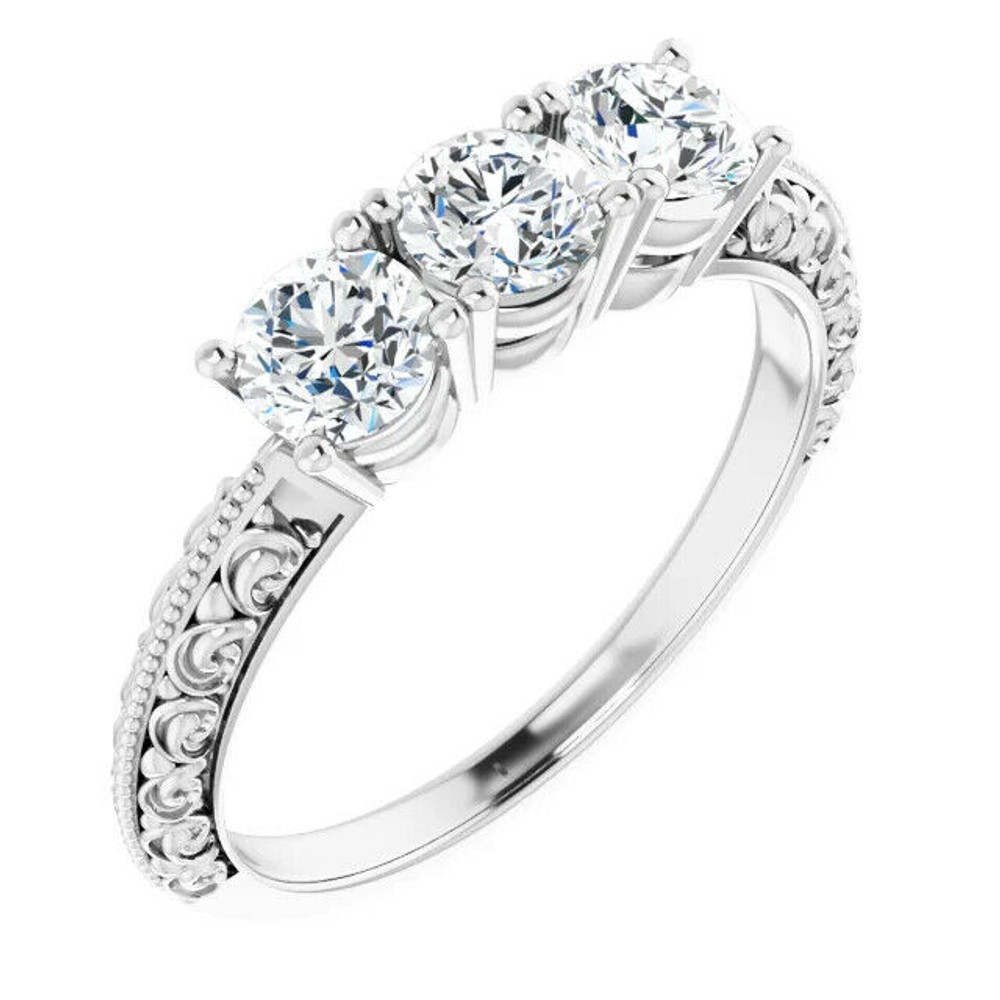 Honor her on that special anniversary with this exquisite diamond anniversary band.