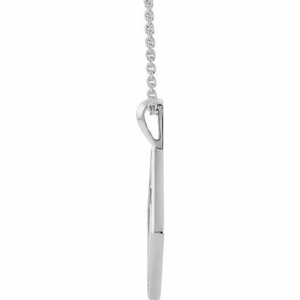 This ornate pierced cross necklace is as much about faith as it is fashion. A thoughtful design, the chain measures 16.0 inches in length with a 2.0-inch extender and it secures with a spring-ring clasp.