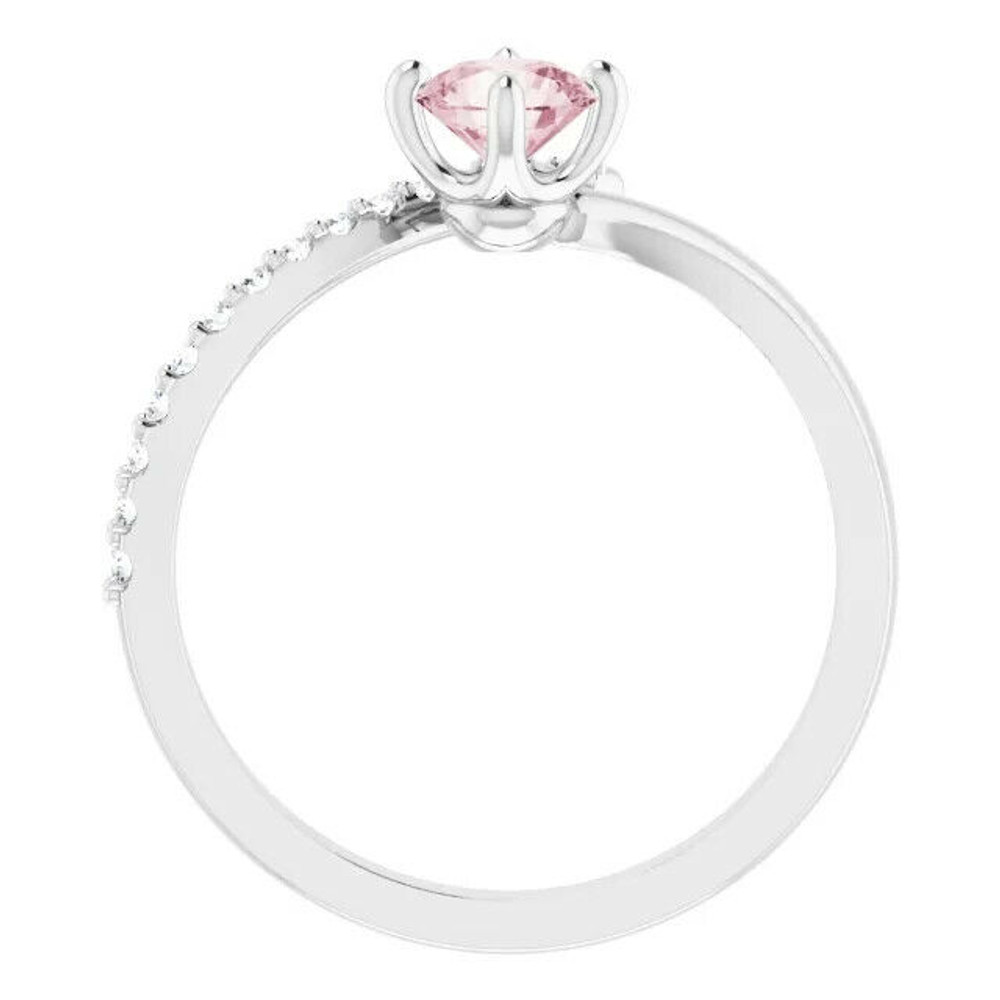 The soft hue of this beautiful ring brings a touch of color to any look.