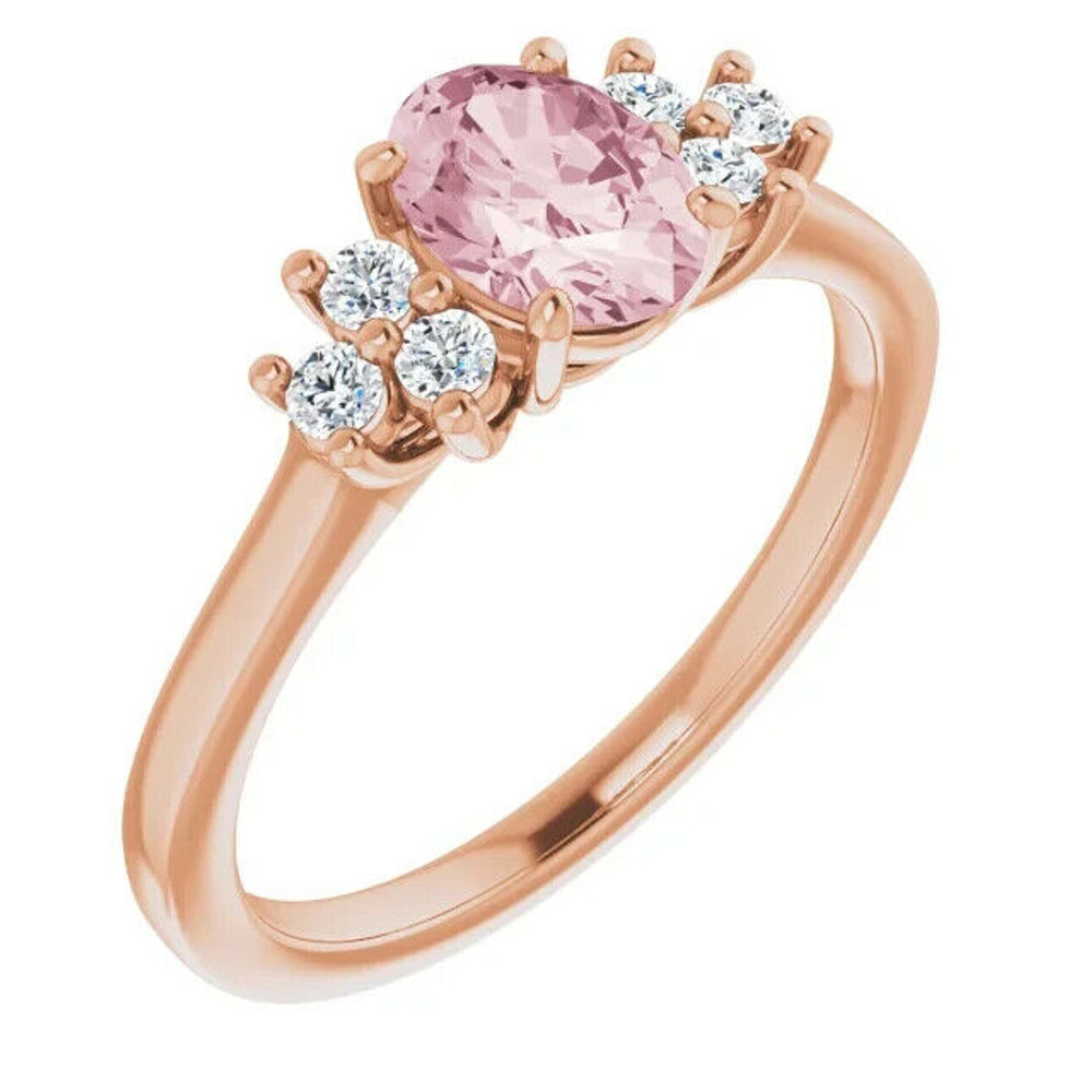 You'll love the romantic hues of this charming gemstone ring. Polished to a bright shine, this ring is a beautiful addition to any look.