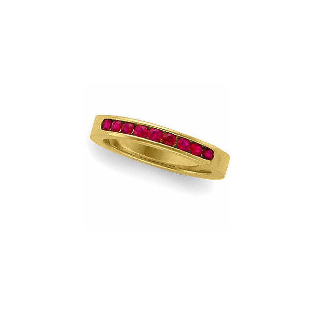 Product Specification

Quality: 14K Yellow Gold

Jewelry State: Complete With Stone

Ring Size: 07.00

Stone Type: Ruby

Stone Shape: Round Diamond Cut

Stone Size: 01.75 mm

Weight: 3.75 grams

Finished State: Polished