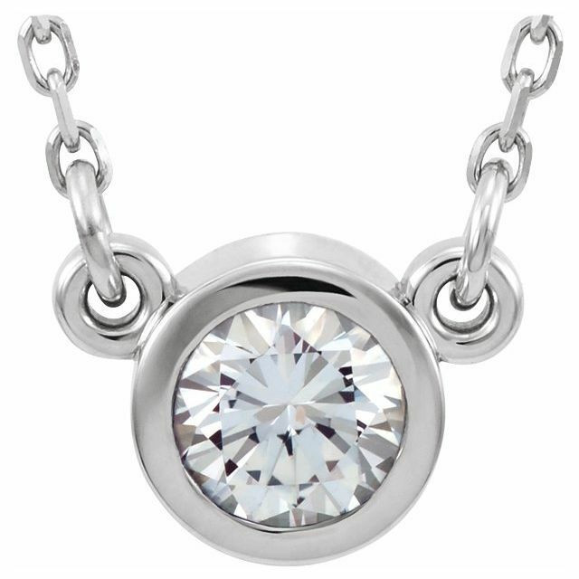 Show off your eye for sophisticated style with this diamond pendant in platinum.