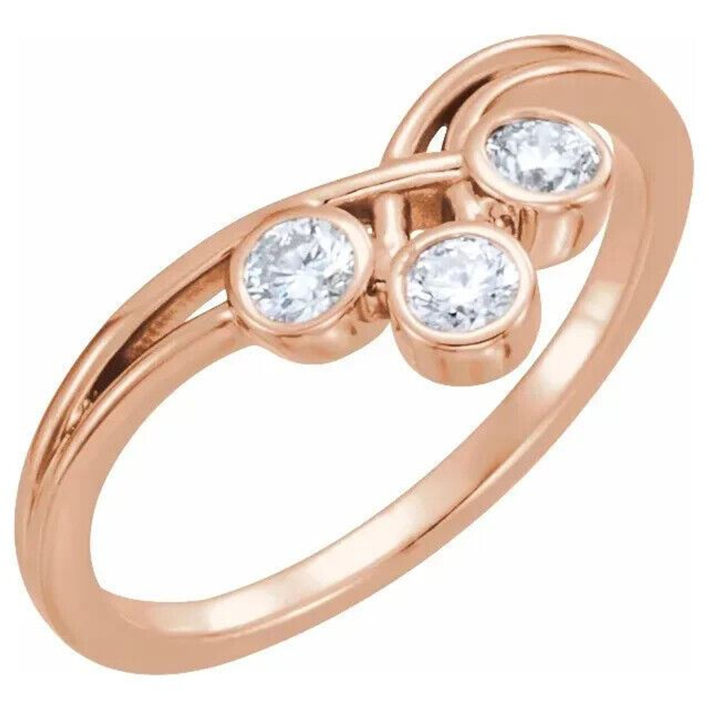 Three-stone diamond rings brilliantly honor the past, celebrate the present and signify hope for a lifetime of love and commitment.