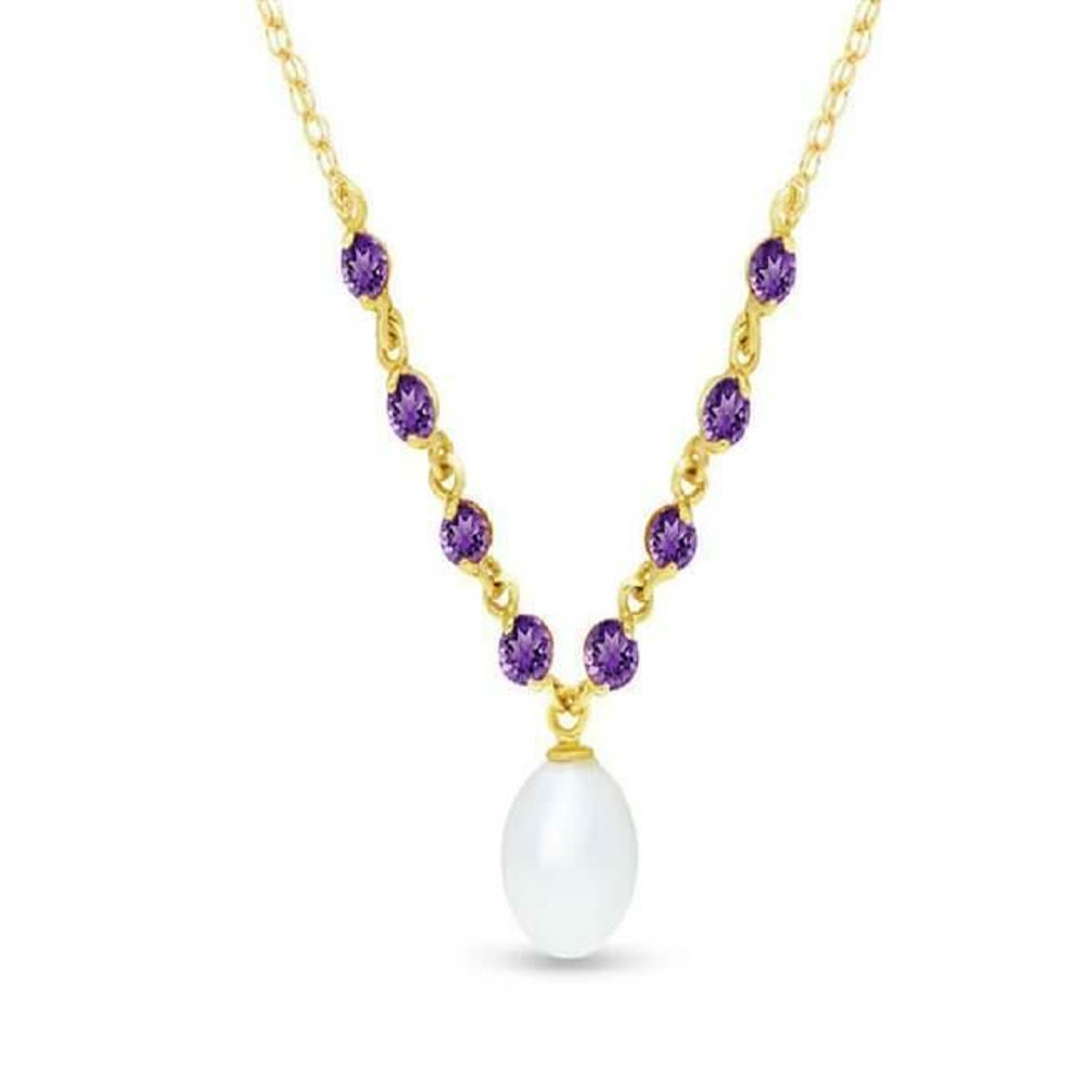 This gorgeous, affordable pearl necklace is perfect for you or a loved one. Forged by hand with passion and precision, this piece is a pure example of how beautiful it is when gemstones and gold come together to form exquisite jewelry that will dazzle the eye and last for generations to come. Available in 14K yellow, white or rose gold.