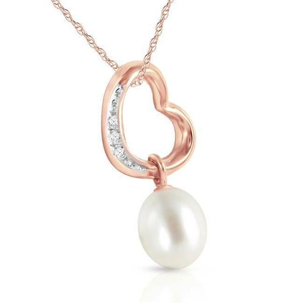  This gorgeous, affordable pearl necklace is perfect for you or a loved one. Forged by hand with passion and precision, this piece is a pure example of how beautiful it is when gemstones and gold come together to form exquisite jewelry that will dazzle the eye and last for generations to come. Available in 14K yellow, white or rose gold.