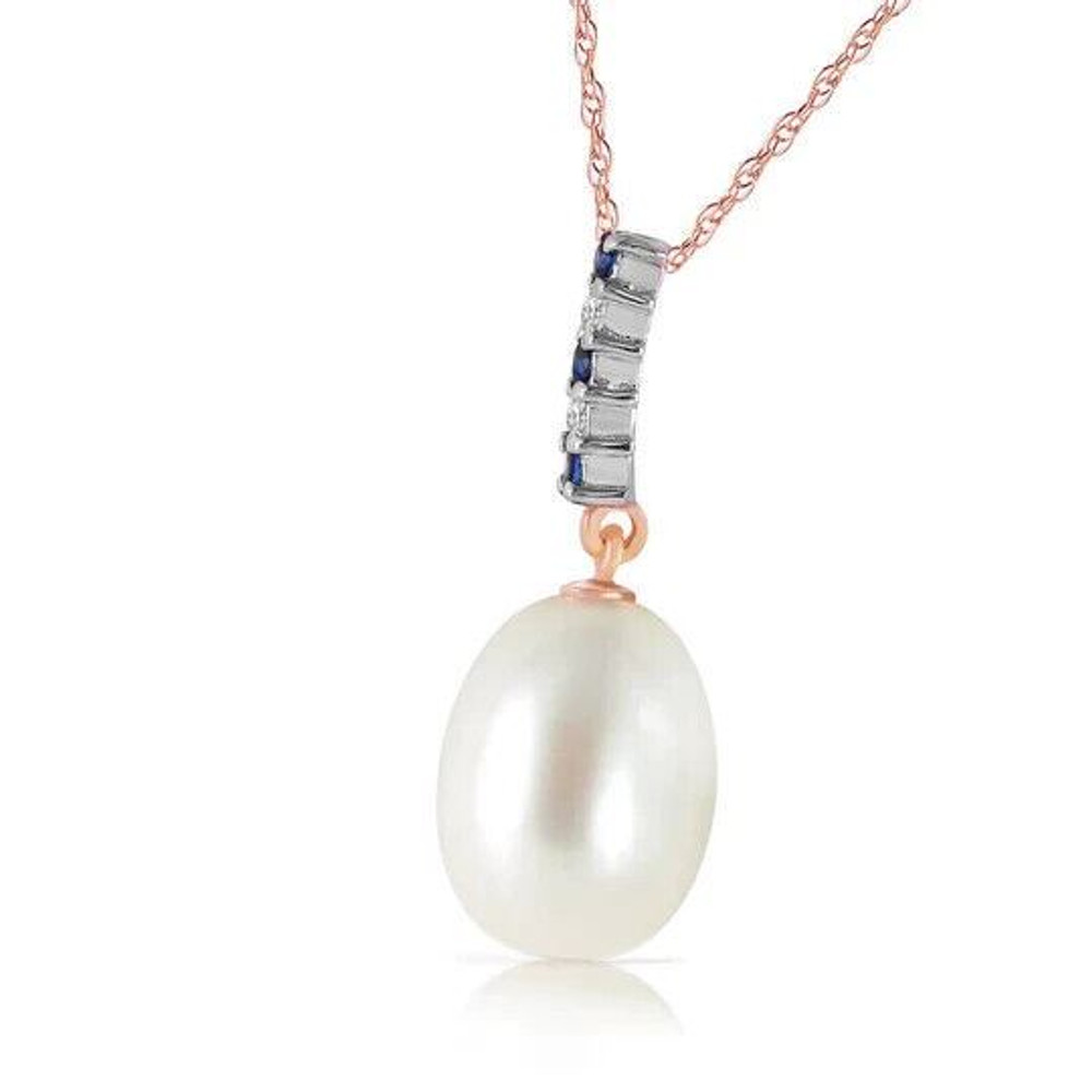 This gorgeous, affordable pearl necklace is perfect for you or a loved one. Forged by hand with passion and precision, this piece is a pure example of how beautiful it is when gemstones and gold come together to form exquisite jewelry that will dazzle the eye and last for generations to come. Available in 14K yellow, white or rose gold. 