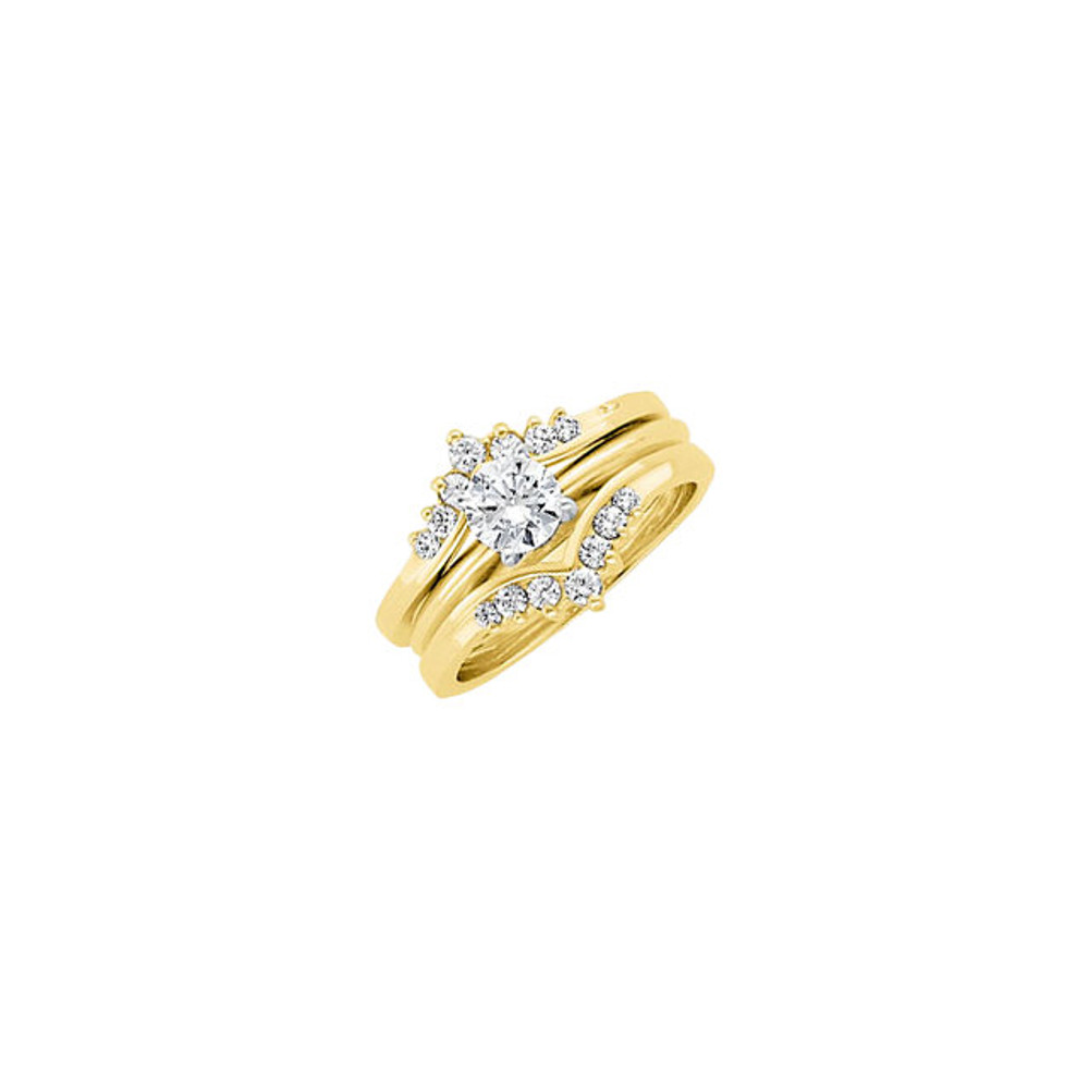 Product Specification

Quality: 14K Yellow Gold

Jewelry State: Complete With Stone

Total Carat Weight: 1/3

Ring Size: 06.00

Stone Type: Diamond

Stone Shape: Round

Stone Color: G-H

Stone Clarity: SI2-SI3

Width: 10.65 mm

Weight: 4.34 grams

Finished State: Polished